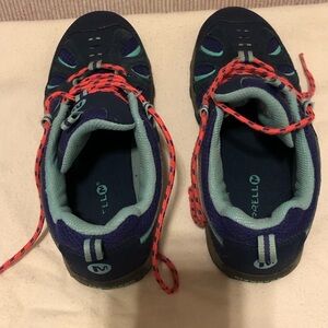 Girls Merrell Navy and Teal Hiking Shoes